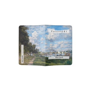 Claude Monet - The Basin at Argenteuil Passport Holder