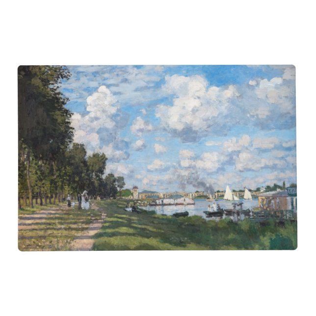 Claude Monet - The Basin at Argenteuil Placemat (Front)