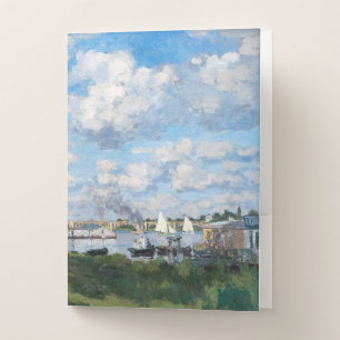 Claude Monet - The Basin at Argenteuil Pocket Folder