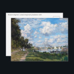 Claude Monet - The Basin at Argenteuil Postcard<br><div class="desc">The Basin at Argenteuil / Le Bassin d'Argenteuil by Claude Monet in 1872</div>