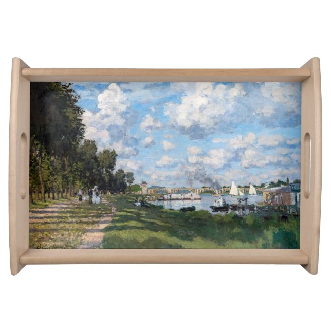 Claude Monet - The Basin at Argenteuil Serving Tray (Front)