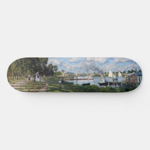 Claude Monet _ The Basin at Argenteuil Skateboard