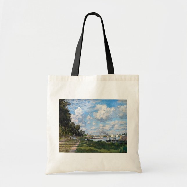 Claude Monet - The Basin at Argenteuil Tote Bag (Front)