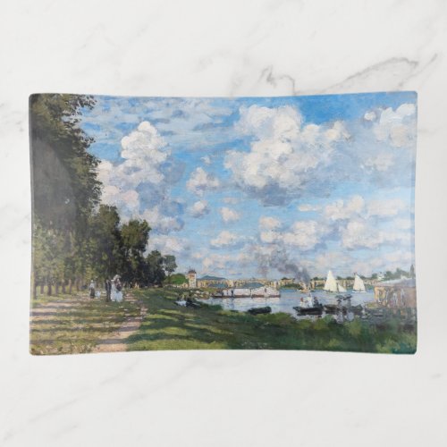 Claude Monet _ The Basin at Argenteuil Trinket Tray