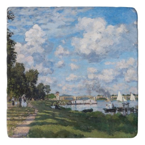 Claude Monet _ The Basin at Argenteuil Trivet