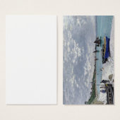 Claude Monet | The Beach at Sainte-Adresse (Front & Back)