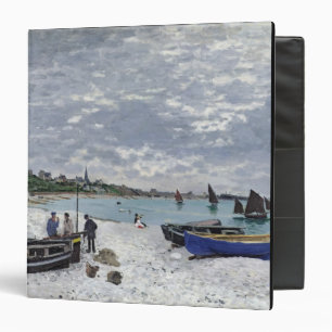 Claude Monet The Beach at Sainte-Adresse Binder
