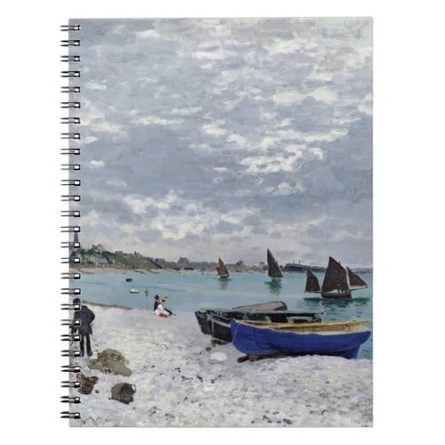 Claude Monet  The Beach at Sainte_Adresse Notebook