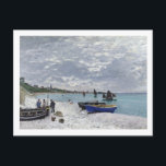 Claude Monet | The Beach at Sainte-Adresse Postcard<br><div class="desc">Image Collection Number:  XIR154674  The Beach at Sainte-Adresse,  1867 (oil on canvas). Monet,  Claude (1840-1926) oil on canvas. The Art Institute of Chicago,  IL,  USA Giraudon.  1867</div>