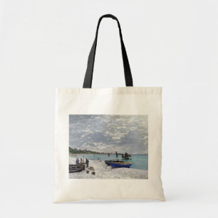Claude Monet   The Beach at Sainte-Adresse Tote Bag