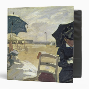 Claude Monet   The Beach at Trouville, 1870 Binder
