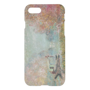 Claude Monet The Boat Studio on the Seine, 1875 iPhone SE/8/7 Case