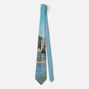 Claude Monet The Bridge at Argenteuil (1874) Neck Tie