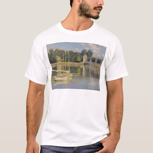Claude Monet | The Bridge at Argenteuil, 1874 T-Shirt (Front)