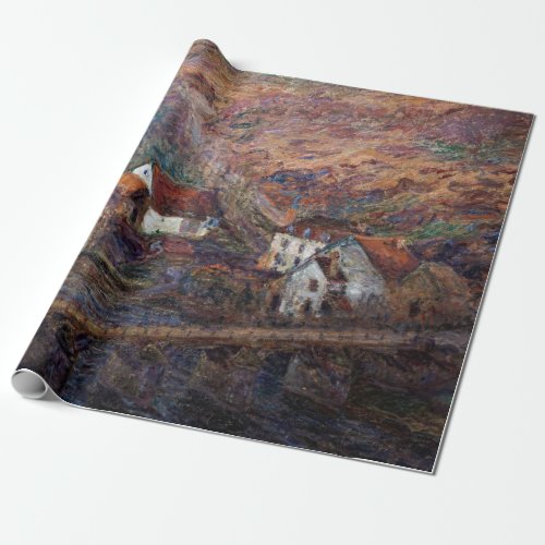 Claude Monet _ The Bridge at Vervy Wrapping Paper