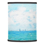 Claude Monet The Cabin At Saint-Adresse Fine Art Lamp Shade (Left)