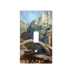 Claude Monet - The Castle of Dolceacqua Light Switch Cover