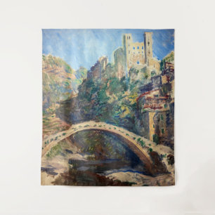 Claude Monet - The Castle of Dolceacqua Tapestry