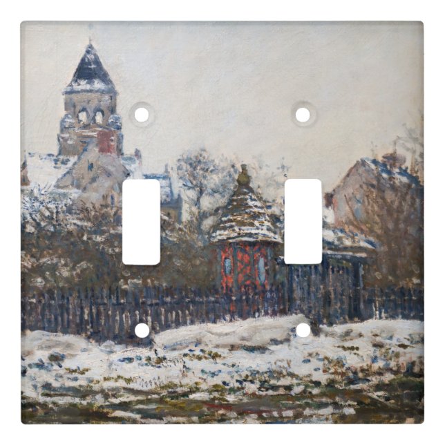 Claude Monet - The Church at Vetheuil Light Switch Cover (Front)