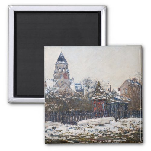 Claude Monet _ The Church at Vetheuil Magnet