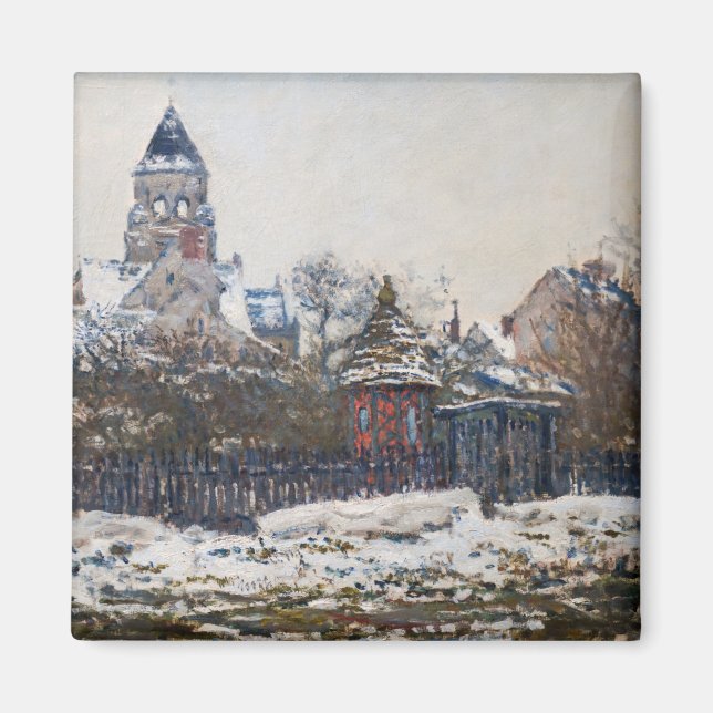 Claude Monet - The Church at Vetheuil Magnet (Front)