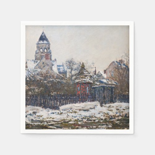 Claude Monet _ The Church at Vetheuil Napkins