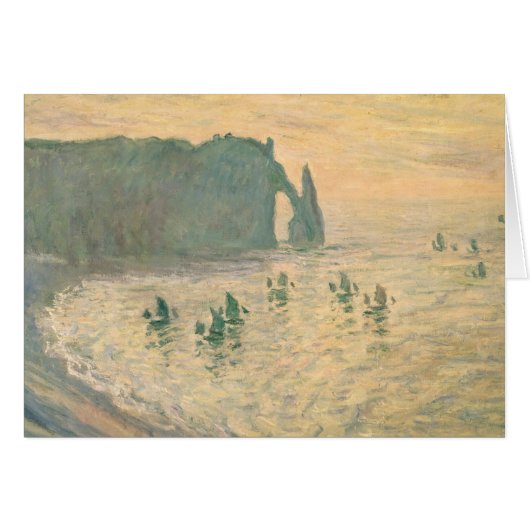 Claude Monet | The Cliffs at Etretat, 1886 Cards (Front Horizontal)