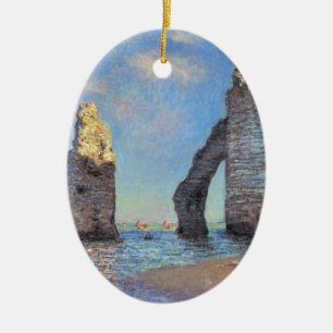Claude Monet // The Cliffs at Etretat Ceramic Ornament