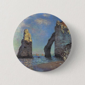 Claude Monet The Cliffs at Etretat Destiny Gifts Button