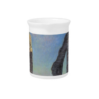 Claude Monet The Cliffs at Etretat Destiny Gifts Drink Pitcher