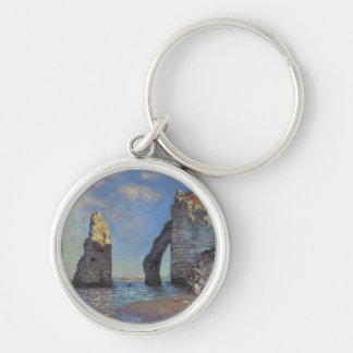 Claude Monet The Cliffs at Etretat Destiny Gifts Keychain