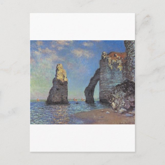 Claude Monet The Cliffs at Etretat Destiny Gifts Postcard (Front)