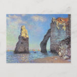 Claude Monet // The Cliffs at Etretat Postcard<br><div class="desc">A work of the famous Impressionist artist Claude Monet.</div>