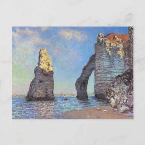 Claude Monet  The Cliffs at Etretat Postcard