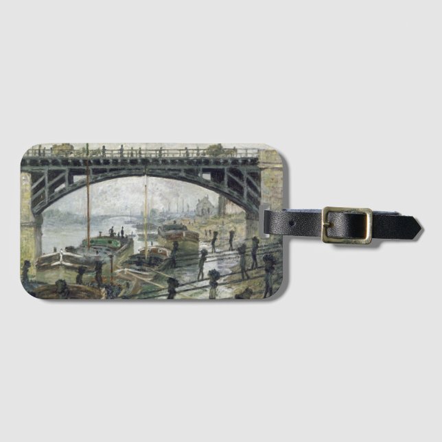 Claude Monet The Coalmen Luggage Tag (Front Horizontal)