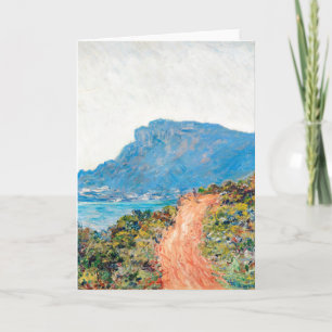 Claude Monet The Corniche near Monaco Card