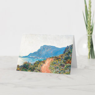 Claude Monet The Corniche near Monaco Card