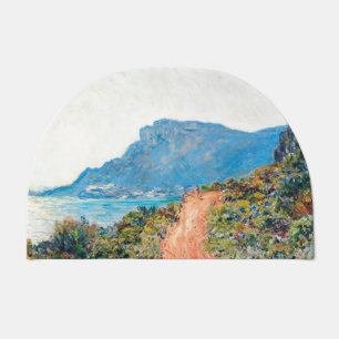 Claude Monet The Corniche near Monaco Doormat