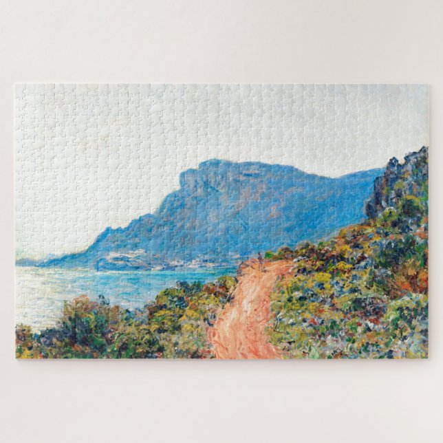 Claude Monet The Corniche near Monaco Jigsaw Puzzle (Horizontal)