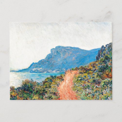 Claude Monet The Corniche near Monaco Postcard