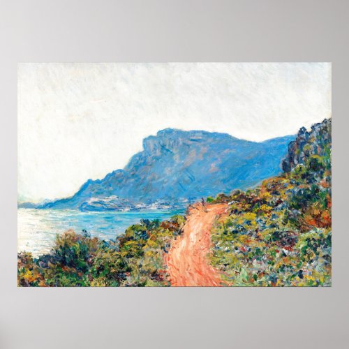 Claude Monet The Corniche near Monaco Poster