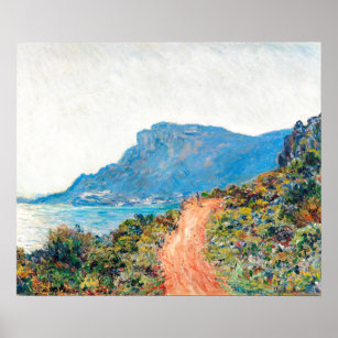 Claude Monet The Corniche near Monaco Poster