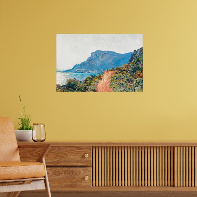 Claude Monet The Corniche near Monaco Poster (Living Room 2)
