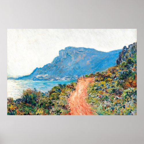 Claude Monet The Corniche near Monaco Poster