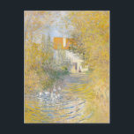 Claude Monet The Duck Pond Painting Art Print Postcard<br><div class="desc">The Duck Pond is a mesmerizing Impressionist artwork that presents a serene and idyllic scene of a duck pond surrounded by lush greenery and water lilies,  showcasing Monet's mastery in capturing the interplay of light,  reflections,  and nature's tranquility.</div>