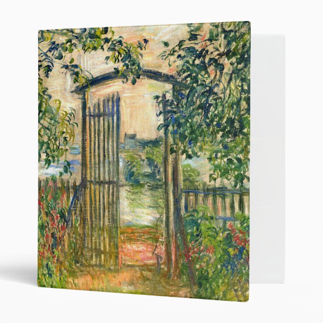 Claude Monet: The Garden Gate at Vetheuil Binder (Front/Inside)