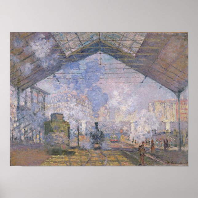 Claude Monet | The Gare St. Lazare, 1877 Poster (Front)