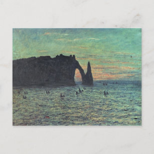 Claude Monet   The Hollow Needle at Etretat, 1883 Postcard