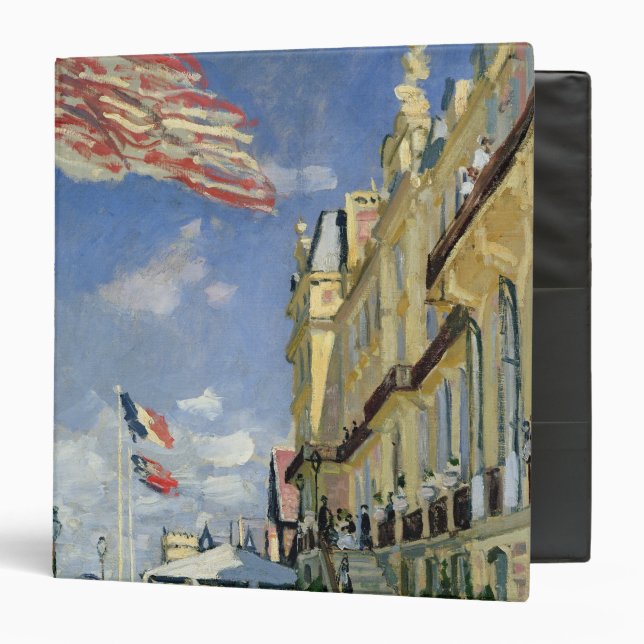 Claude Monet | The Hotel des Roches Noires 3 Ring Binder (Front/Inside)