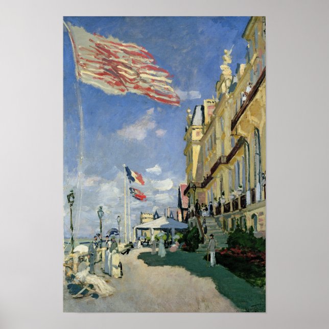 Claude Monet | The Hotel des Roches Noires Poster (Front)